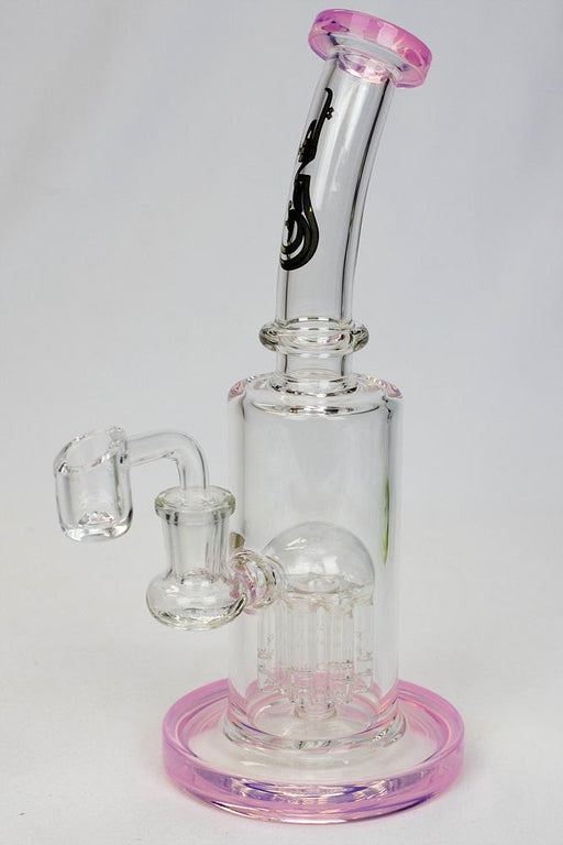 9" Genie 8-tree arms diffuser rig Rig ONE Pink