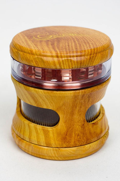 Genie 4 parts faux wood window grinder-Yellow - One Wholesale