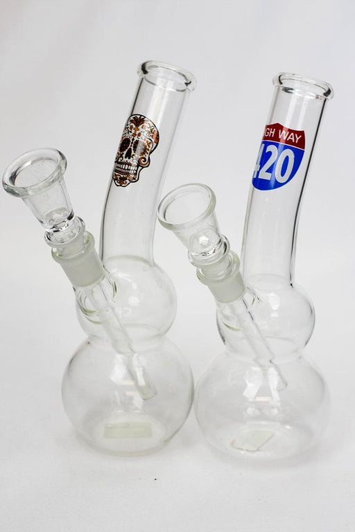 7" glass water bong M1044 Beaker Bong ONE