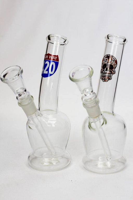 7" glass water bong M1041 Beaker Bong ONE