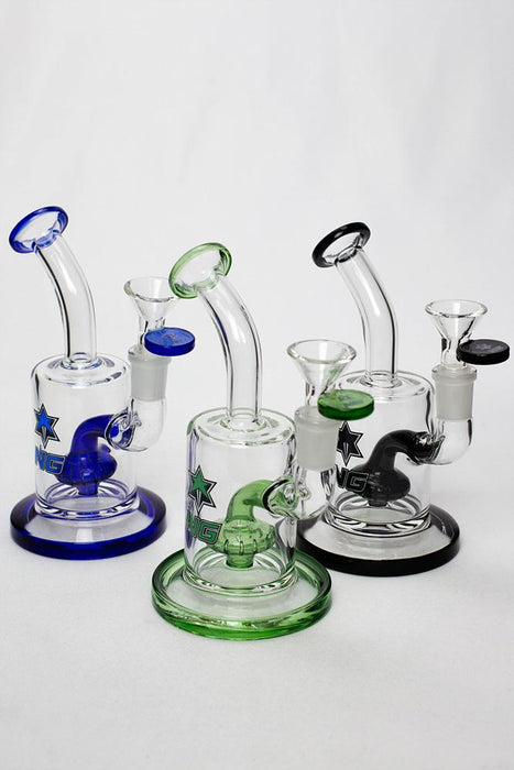 6" Nice glass 2-in-1 shower head bubbler Rig ONE