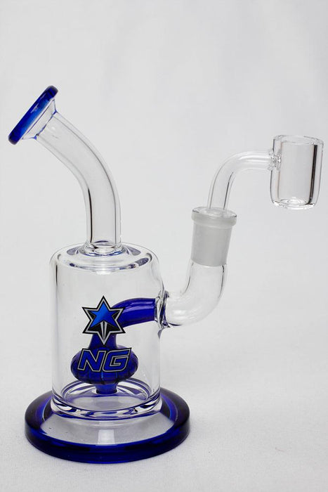 6" Nice glass 2-in-1 shower head bubbler Rig ONE