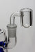 6" Nice glass 2-in-1 shower head bubbler Rig ONE