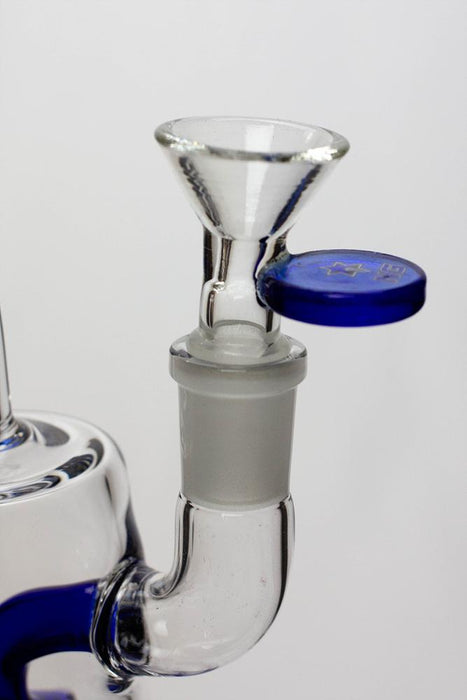 6" Nice glass 2-in-1 shower head bubbler Rig ONE