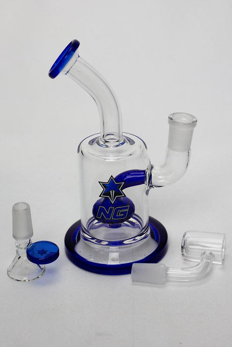 6" Nice glass 2-in-1 shower head bubbler Rig ONE