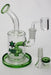 6" Nice glass 2-in-1 shower head bubbler-Green - One Wholesale