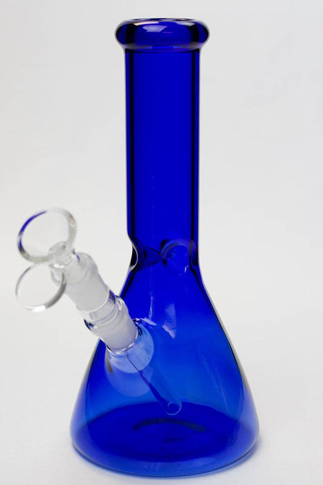 8.5" Infyniti color tube glass water bong-Blue - One Wholesale