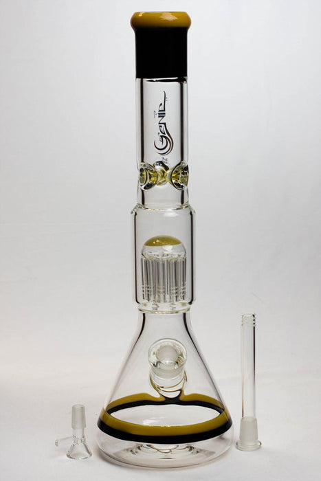 17" Genie 10-Arms percolator glass water bongs- - One Wholesale