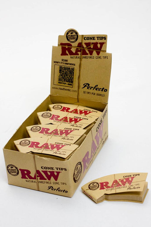 RAW Natural Unrefined Cone Tips Perfecto- - One Wholesale