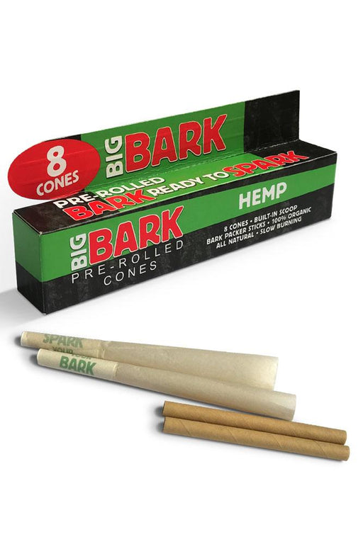 BIGBARK Organic Hemp Pre-rolled Cones - 24 packs Pre-rolled Cone (Display Pack) Big Bark Rolling Papers & Pre Roll Cones