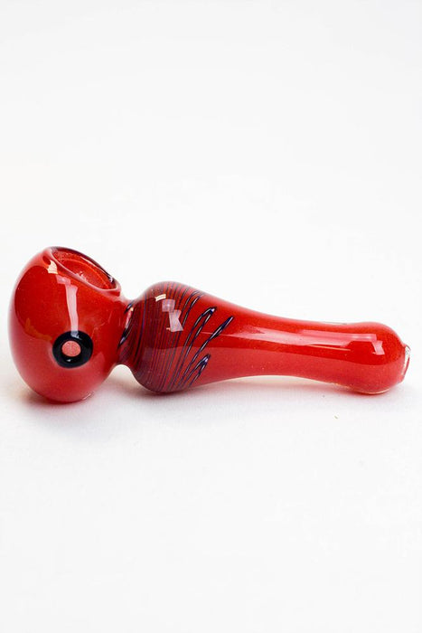 4.5" soft glass 6817 hand pipe- - One Wholesale