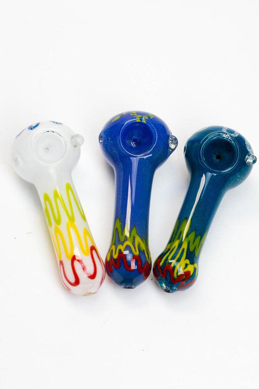 4.5" soft glass 6820 hand pipe Glass Pipe ONE