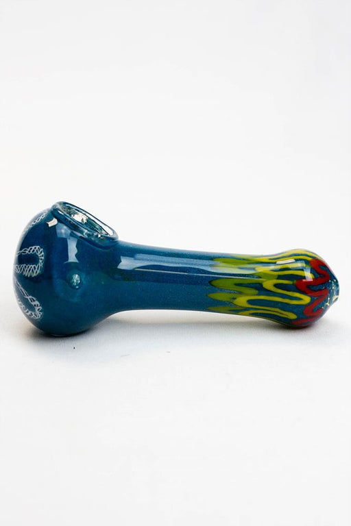 4.5" soft glass 6820 hand pipe- - One Wholesale