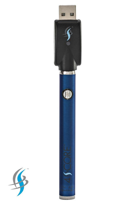 350 mAh Twist Control Vape Battery with USB charger-Blue - One Wholesale