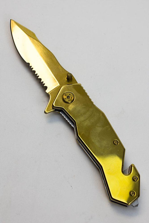 Snake Eye outdoor rescue hunting knife SE847GD- - One Wholesale