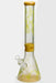 16 in. Genie 7 mm frosted glass water bong-Yellow - One Wholesale