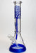 15.5" Tree of Life 7mm classic glass bong-Blue - One Wholesale