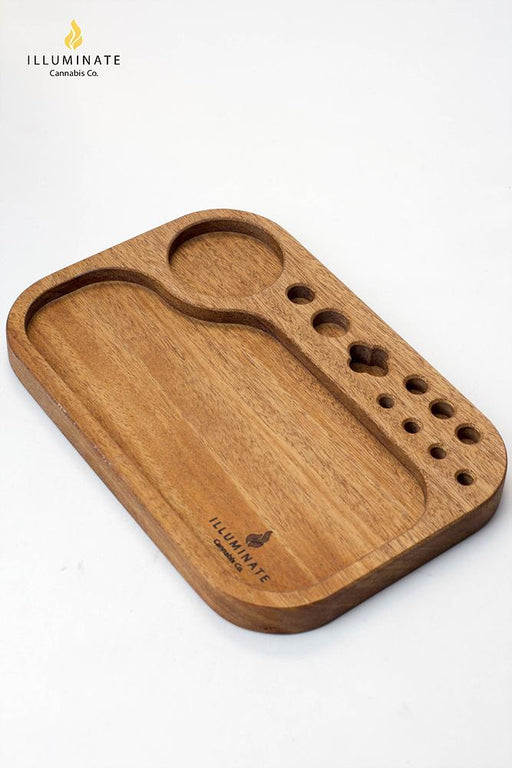 Mahogany regular rolling tray MK2 Tray Illuminate Cannabis Co.