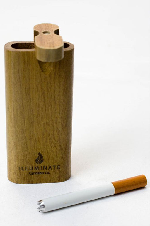 Mahogany Dugout One hitter Dugout Illuminate Cannabis Co.