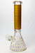 14" Star 7 mm glass water bong-gold - One Wholesale