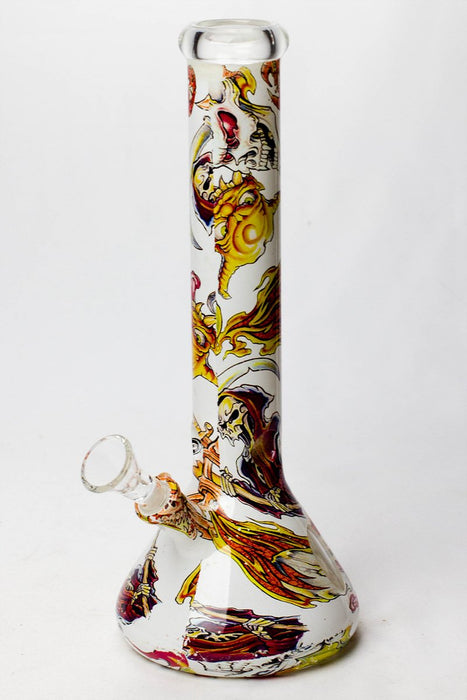 10" Graphic wrap glass water pipe-E - One Wholesale