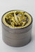 4 parts color grinder with a decoration lid Box of 12 Display Pack BANKA
