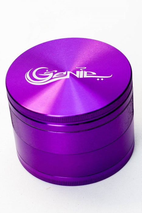 Genie 4 parts Large aluminum grinder-Purple - One Wholesale
