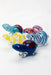 3" Turtle shape glass hand pipe- - One Wholesale