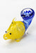 3.5" Goldfish shape glass hand pipe- - One Wholesale