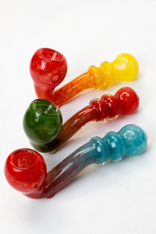 5" soft glass Sherlock hand pipe Glass Pipe ONE