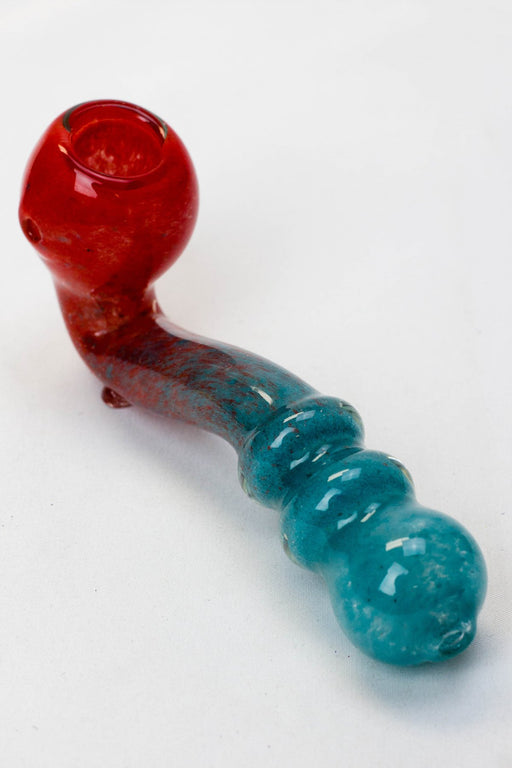 5" soft glass Sherlock hand pipe Glass Pipe ONE