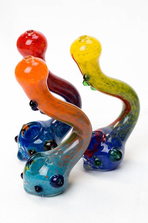 5.5" soft glass Sherlock hand pipe Glass Pipe ONE