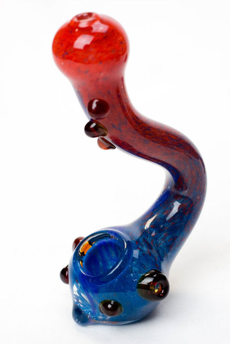 5.5" soft glass Sherlock hand pipe- - One Wholesale