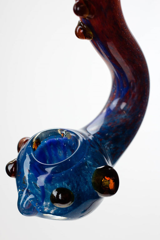 5.5" soft glass Sherlock hand pipe Glass Pipe ONE