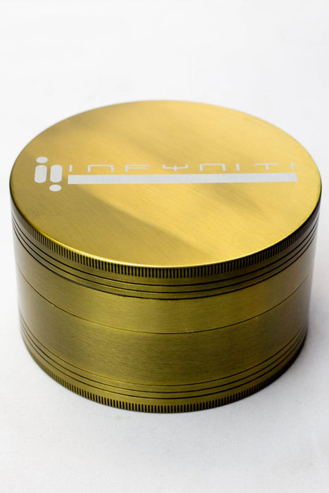 Infyniti 4 parts GIANT herb grinder-Gold - One Wholesale