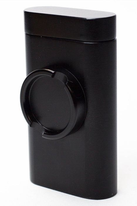 Aluminum Dugout with grinder-Black - One Wholesale