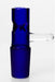 3 Pinched straight glass bowl Bowl · Banger · Oil Burner ONE Blue 18 mm Female Joint