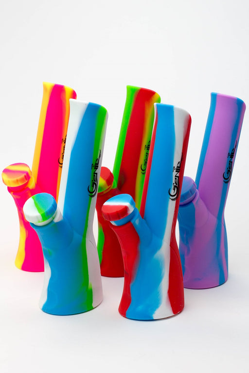 8.5" Genie multi colored silicone water bong Silicone Bong ONE