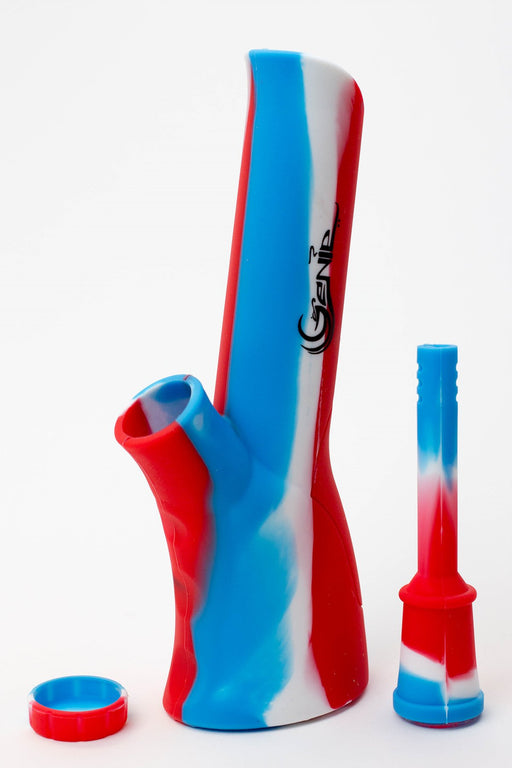 8.5" Genie multi colored silicone water bong Silicone Bong ONE