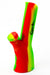 8.5" Genie multi colored silicone water bong-Rasta - One Wholesale