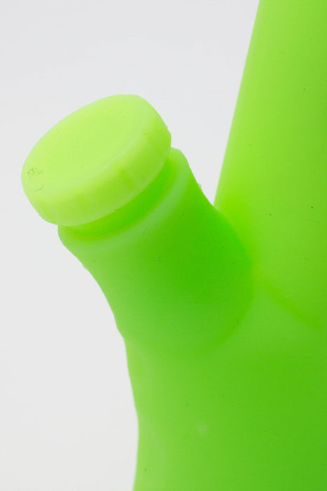 8.5" Genie Glow in the dark silicone water bong- - One Wholesale