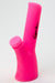 8.5" Genie Glow in the dark silicone water bong-Pink - One Wholesale