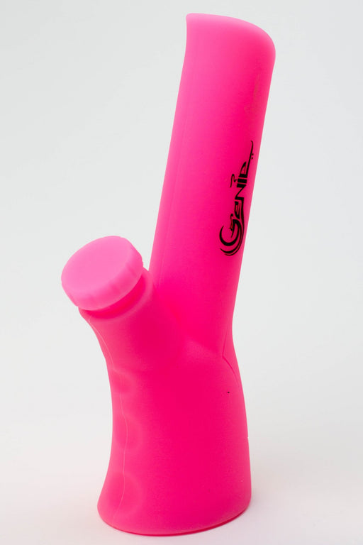 8.5" Genie Glow in the dark silicone water bong Silicone Bong ONE Pink