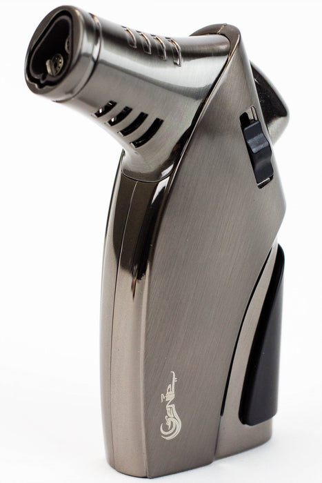 Genie Adjustable Triple Jet Torch Lighter 692-Black - One Wholesale