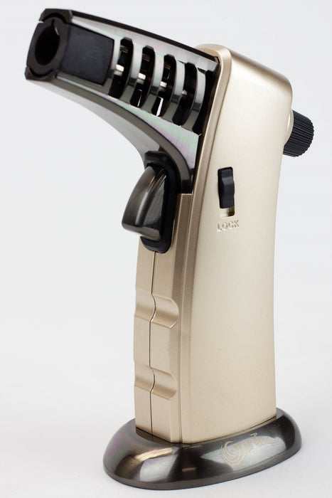 Genie Adjustable Single Jet Torch Lighter 987 Torch ONE Gold