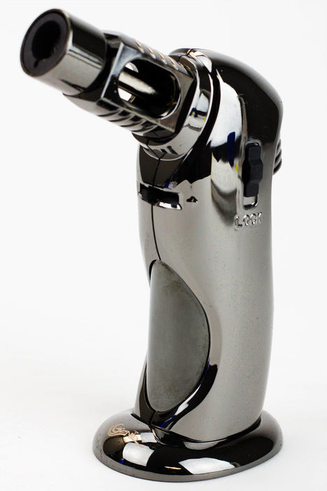 Genie Adjustable Single Jet Torch Lighter 697-Black - One Wholesale
