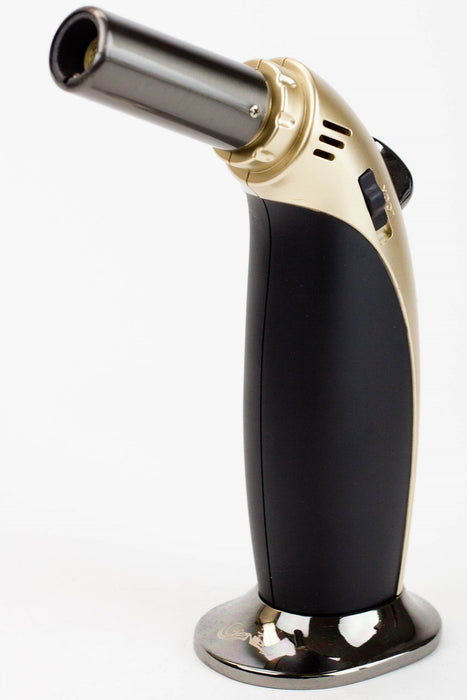 Genie Adjustable Single Jet Torch Lighter 599-Gold - One Wholesale