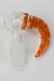 Built-in glass screen bowl with horn handle-Orange - One Wholesale