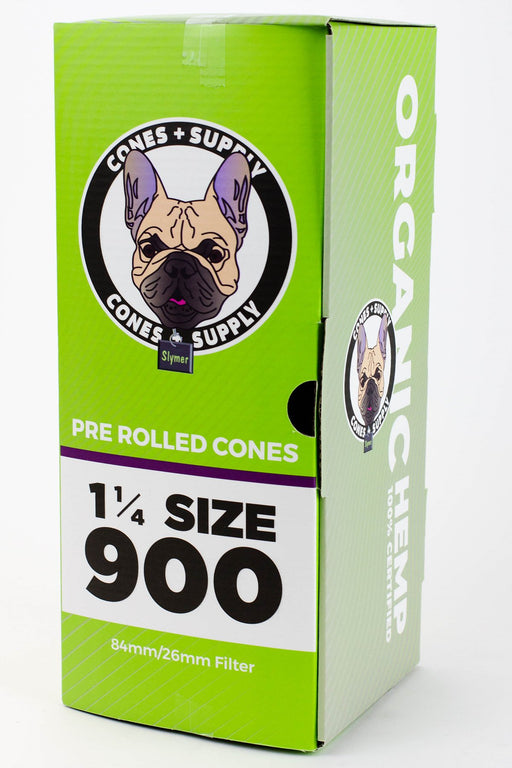 Cone + Supply 84 mm Pre-Rolled Organic HEMP cones 900 Pre-rolled Cone (Bulk / Tower) ONE