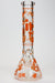 14" Infyniti Pineapple Glow in the dark 7 mm glass bong- - One Wholesale